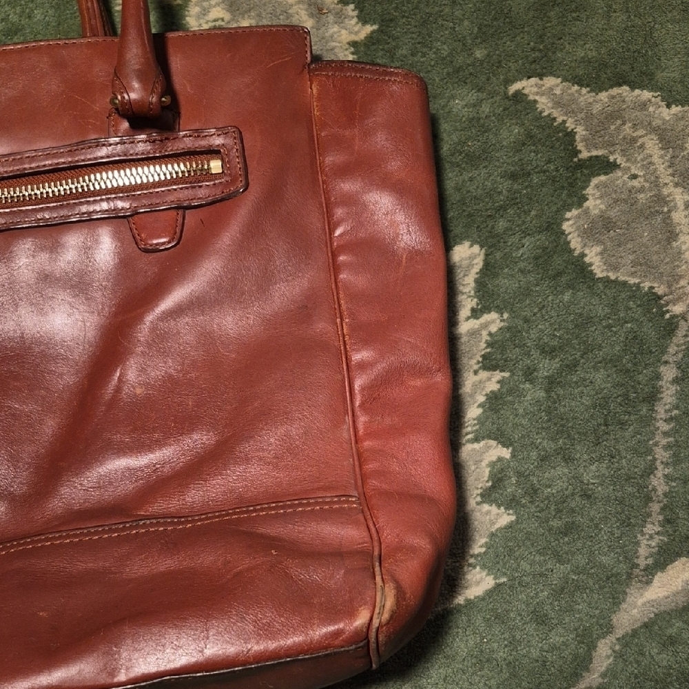 Coach Rich Brown Leather Shoulder Bag - Picture 6 of 15